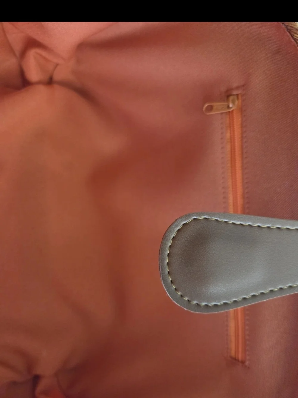 Le Sac Style Woven Straw Ombre Handbag, Terracotta Hardbody Boho Purse